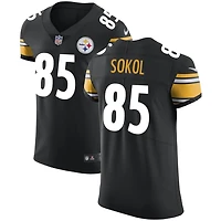 Matt Sokol Men's Nike Black Pittsburgh Steelers Vapor Untouchable Custom Elite Jersey
