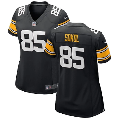 Matt Sokol Women's Nike Black Pittsburgh Steelers Alternate Custom Game Jersey