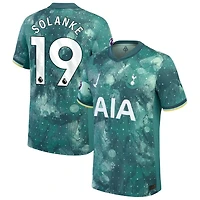 Dominic Solanke Men's Nike  Green Tottenham Hotspur 2024/25 Third Authentic Custom Jersey