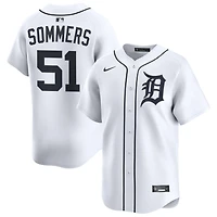 Drew Sommers Men's Nike White Detroit Tigers Home Limited Custom Jersey