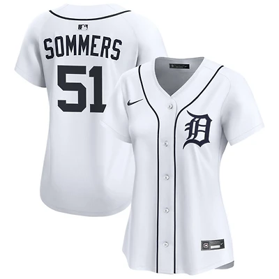 Drew Sommers Women's Nike White Detroit Tigers Home Limited Custom Jersey