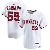 Jose Soriano Youth Nike  White Los Angeles Angels Home Custom Limited Jersey