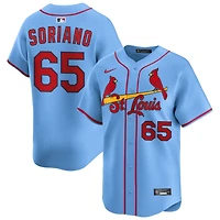 George Soriano Men's Nike Light Blue St. Louis Cardinals Alternate Limited Custom Jersey