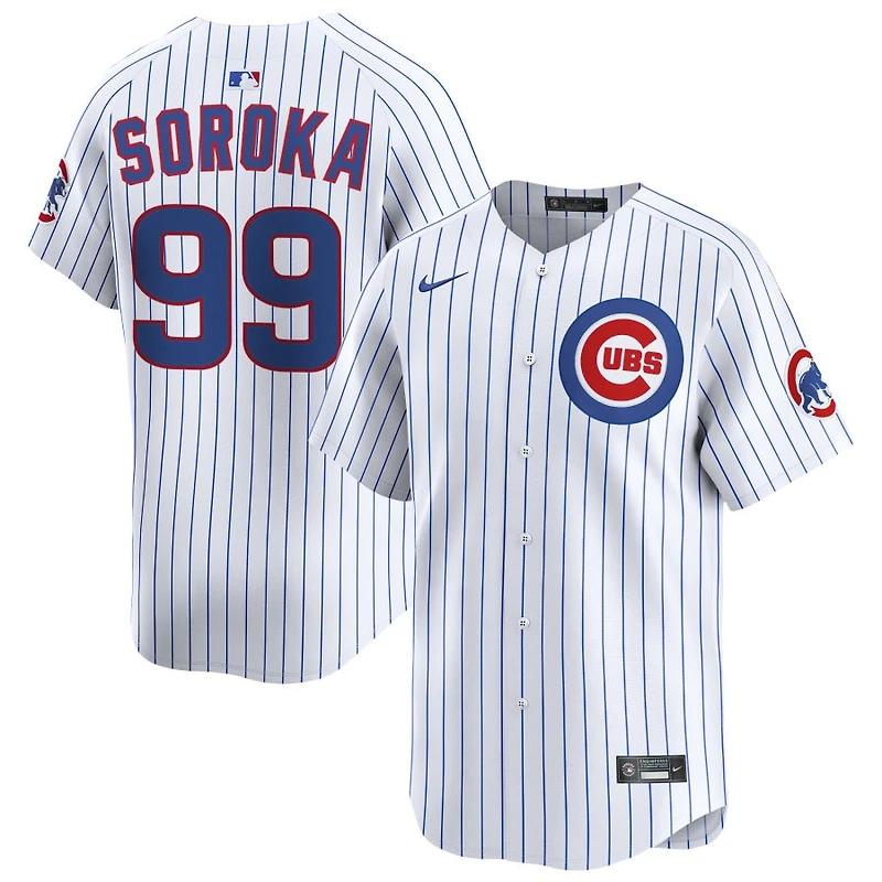 Michael Soroka Men's Nike White Chicago Cubs Home Limited Custom Jersey