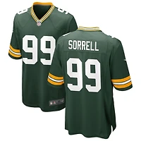Barryn Sorrell Men's Nike Green Green Bay Packers Custom Game Jersey