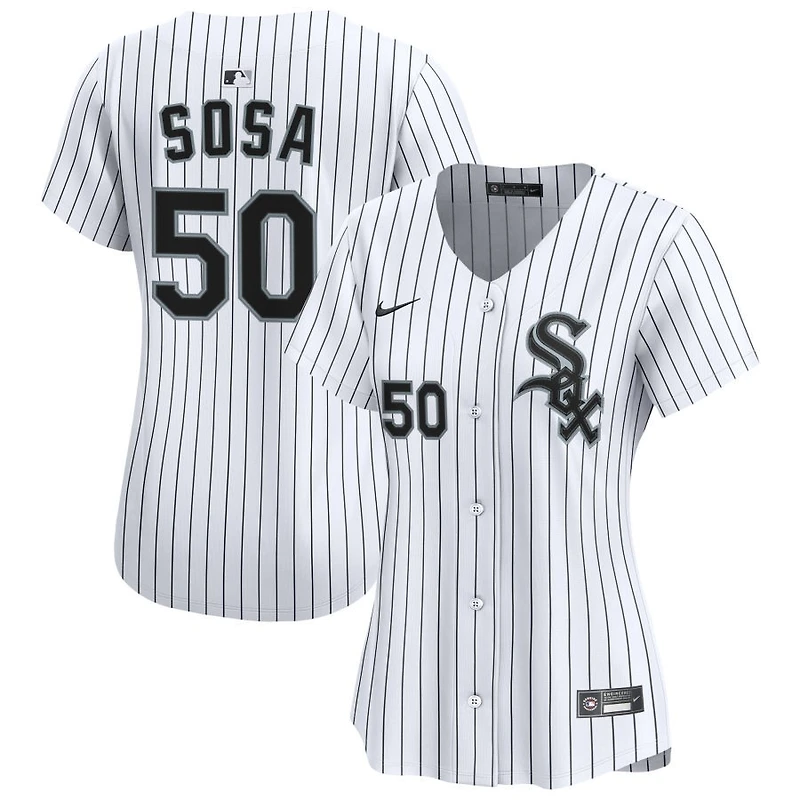 Lenyn Sosa Women's Nike  White Chicago White Sox Home Limited Custom Jersey