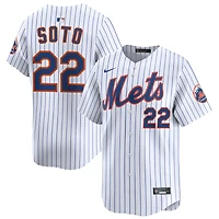 Juan Soto Men's Nike White New York Mets Home Limited Custom Jersey