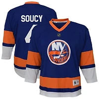 Carson Soucy Youth  Royal New York Islanders Home Replica Custom Jersey