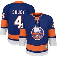 Carson Soucy Youth Blue New York Islanders Home Premier Custom Jersey
