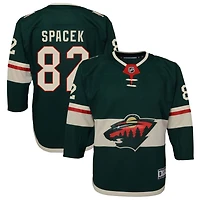 David Spacek Youth Green Minnesota Wild Home Premier Custom Jersey