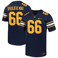 Jordan Spasojevic Moko Men's Nike Navy Cal Bears NIL Pick-A-Player Football Game Jersey
