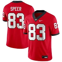 Cole Speer Men's Nike Red Georgia Bulldogs NIL Pick-A-Player Game Jersey