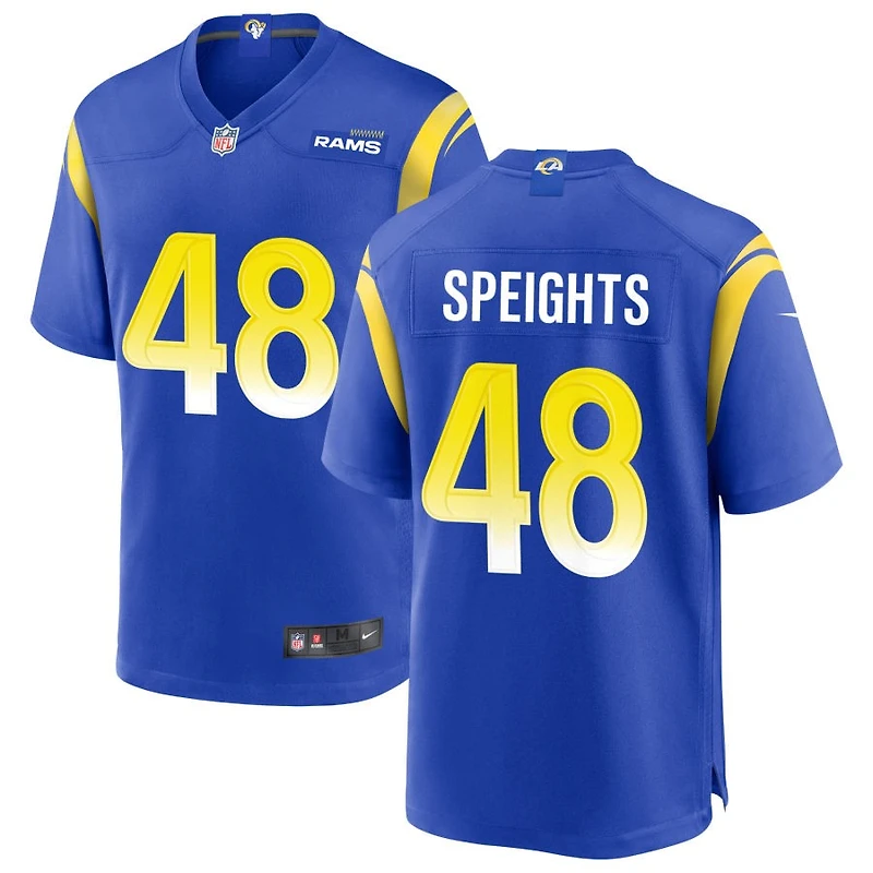 Omar Speights Men's Nike Royal Los Angeles Rams Custom Game Jersey
