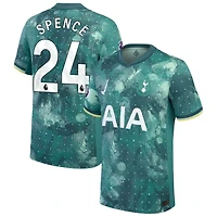 Djed Spence Men's Nike  Green Tottenham Hotspur 2024/25 Third Authentic Custom Jersey