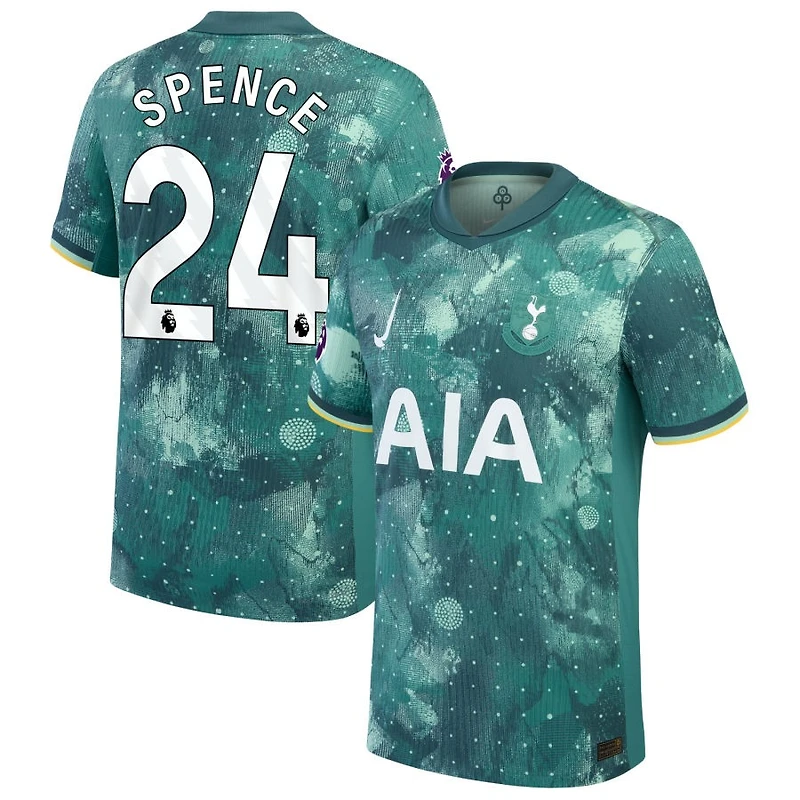 Djed Spence Men's Nike  Green Tottenham Hotspur 2024/25 Third Authentic Custom Jersey