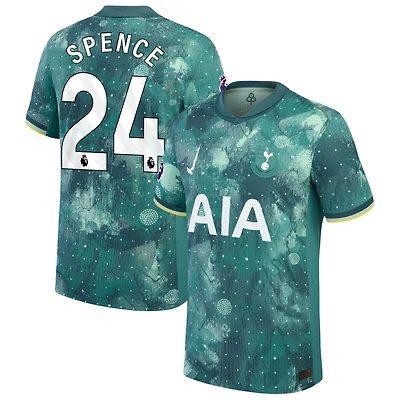 Djed Spence Men's Nike  Green Tottenham Hotspur 2024/25 Third Authentic Custom Jersey