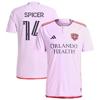 Tyrese Spicer Men's adidas  Purple Orlando City SC 2024 Legacy Kit Replica Custom Jersey