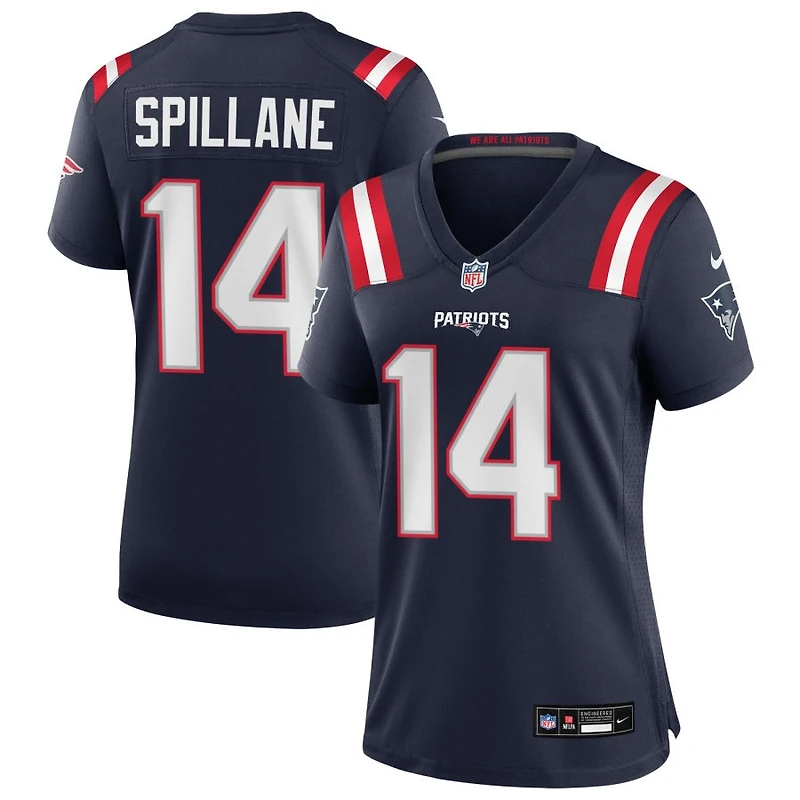 Robert Spillane Women's Nike Navy New England Patriots Custom Game Jersey