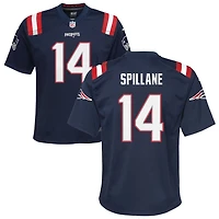 Robert Spillane Youth Nike Navy New England Patriots Custom Game Jersey