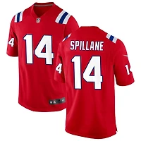 Robert Spillane Men's Nike Red New England Patriots Alternate Custom Jersey