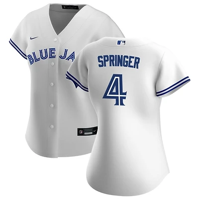 George Springer Women's Nike White Toronto Blue Jays Home Replica Custom Jersey