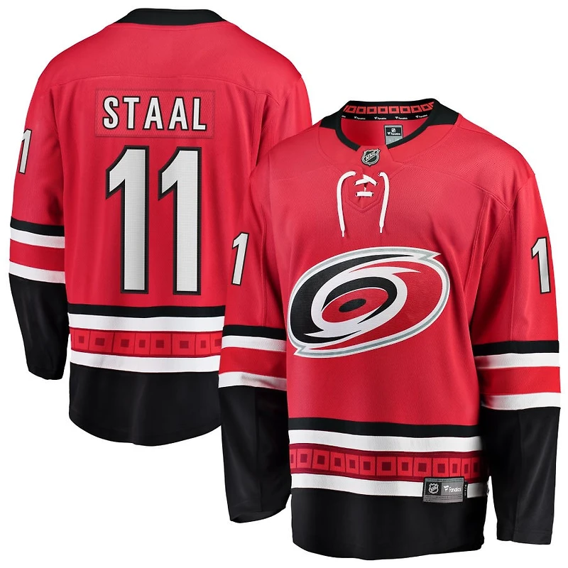 Jordan Staal Men's Fanatics Red Carolina Hurricanes Alternate Breakaway Custom Jersey