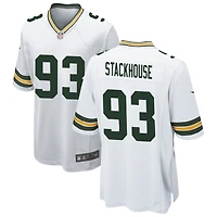 Nazir Stackhouse Men's Nike White Green Bay Packers Custom Game Jersey