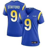 Matthew Stafford Women's Nike Los Angeles Rams Royal Custom Game Jersey