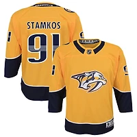 Steven Stamkos Youth Yellow Nashville Predators Home Premier Custom Jersey