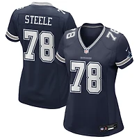 Terence Steele Women's Nike Navy Dallas Cowboys Custom Game Jersey