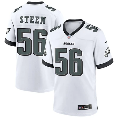 Tyler Steen Men's Nike White Philadelphia Eagles Custom Game Jersey