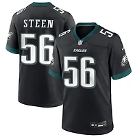 Tyler Steen Men's Nike Black Philadelphia Eagles Alternate Custom Game Jersey