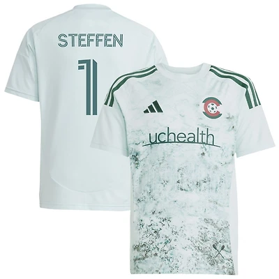 Zack Steffen Youth adidas  Green Colorado Rapids 2025 Headwaters Replica Custom Jersey