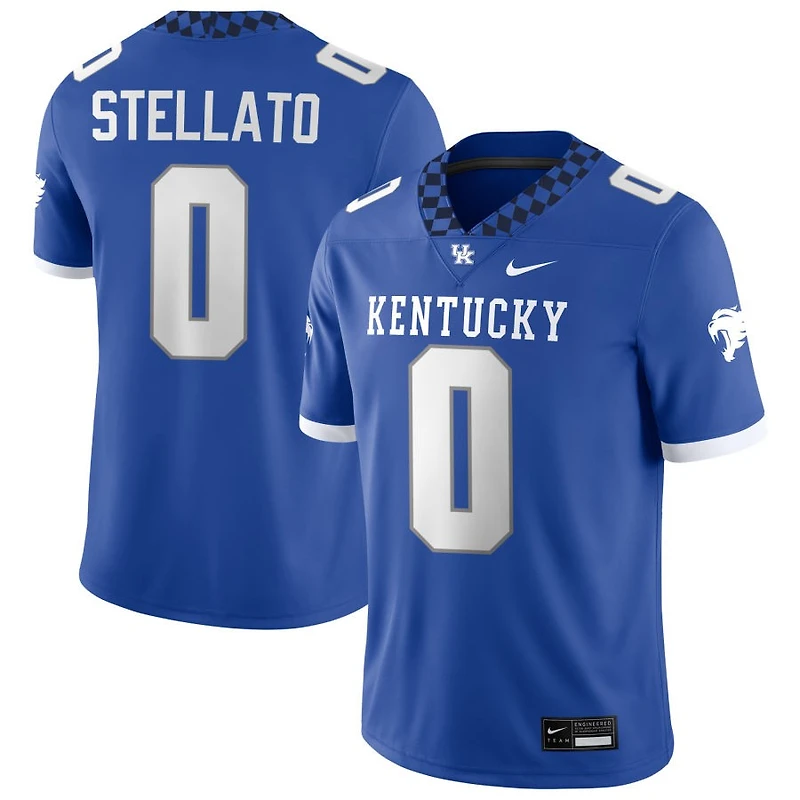 Troy Stellato Men's Nike Royal Kentucky Wildcats NIL Pick-A-Player Game Jersey