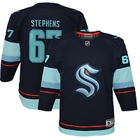 Mitchell Stephens Youth Navy Seattle Kraken Home Premier Custom Jersey