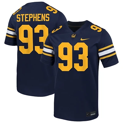 RJ Stephens Men's Nike Navy Cal Bears NIL Pick-A-Player Football Game Jersey