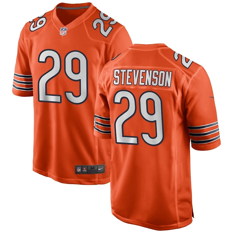 Tyrique Stevenson Men's Nike Orange Chicago Bears Alternate Custom Game Jersey