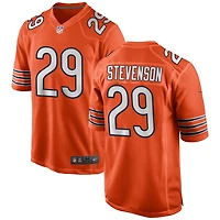Tyrique Stevenson Men's Nike Orange Chicago Bears Alternate Custom Game Jersey