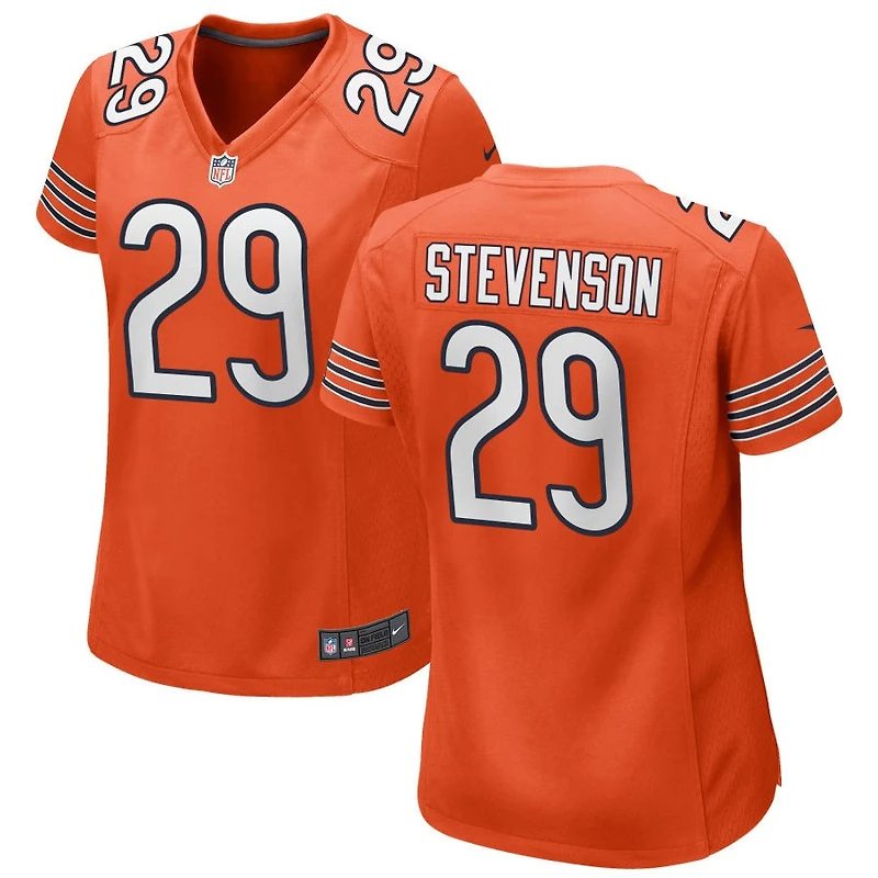 Tyrique Stevenson Women's Nike Orange Chicago Bears Alternate Custom Game Jersey