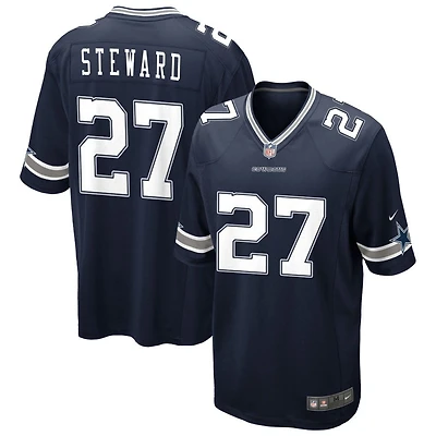 Reddy Steward Men's Nike Navy Dallas Cowboys Custom Game Jersey