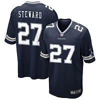 Reddy Steward Men's Nike Navy Dallas Cowboys Custom Game Jersey