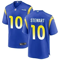 Josaiah Stewart Men's Nike Royal Los Angeles Rams Custom Game Jersey