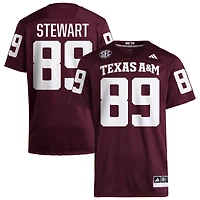 Kade Stewart Men's adidas  Maroon Texas A&M Aggies NIL Pick-A-Player Home Premier Football Jersey