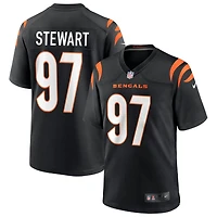 Shemar Stewart Men's Nike Black Cincinnati Bengals Game Custom Jersey