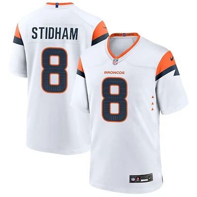 Jarrett Stidham Men's Nike White Denver Broncos Mile High Collection Custom Game Jersey