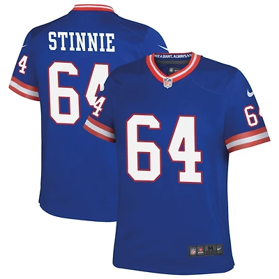Aaron Stinnie Youth Nike Royal New York Giants Classic Custom Game Jersey
