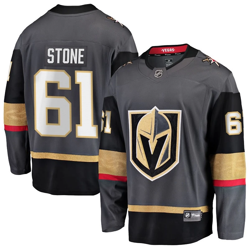 Mark Stone Men's Fanatics Gray Vegas Golden Knights Alternate Breakaway Custom Jersey