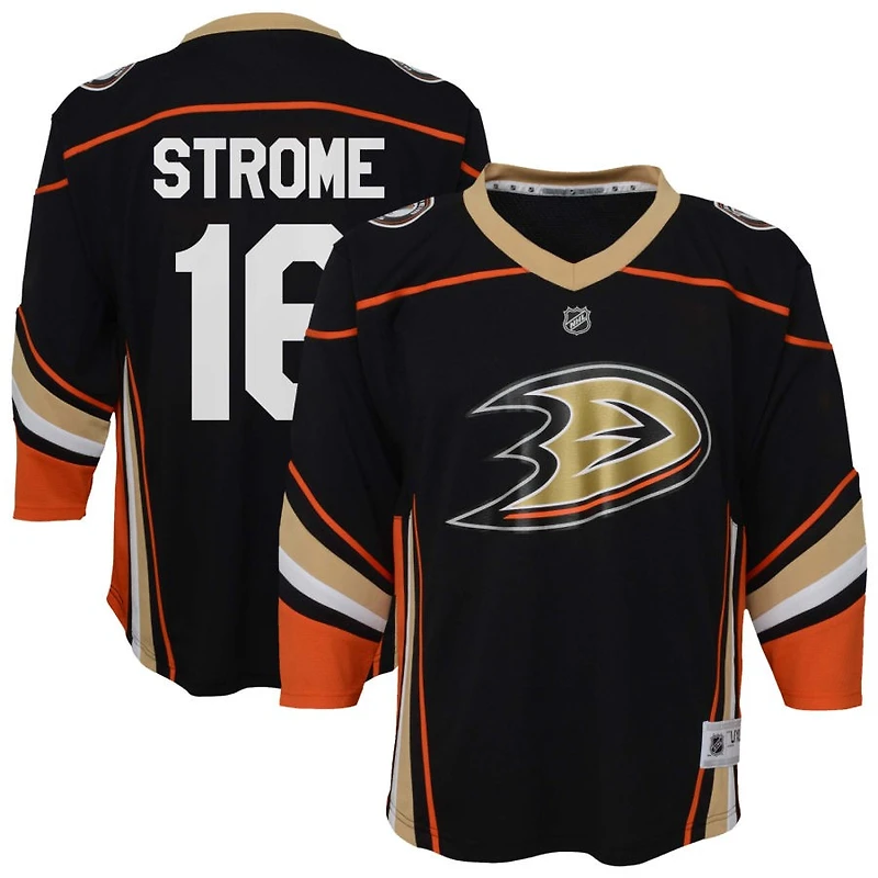 Ryan Strome Youth  Black Anaheim Ducks Home Replica Custom Jersey