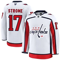 Dylan Strome Men's Fanatics White Washington Capitals Away Premium Custom Jersey