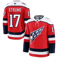 Dylan Strome Men's Fanatics  Red Washington Capitals Alternate Premium Custom Jersey